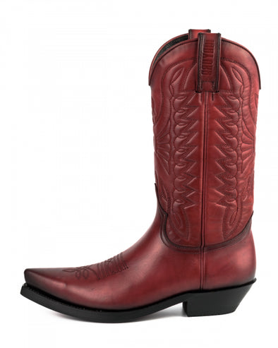 Botas unisex Cowboy (Texanas) Modelo 1920 Vintage Rojo 15-18C (Mayura Botas) | Cowboy Boots Portugal