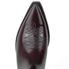 Botas para hombre y mujer Cowboy (Texan) Rojo Oscuro Brillante 1920-C Florentic Burdeos (Mayura Boots)